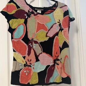Floral Multicolor Women's Top